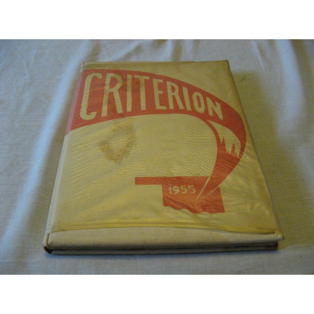 1955 Criterion Ardmore HS High Oklahoma School Yearbook HEAVILY SIGNED